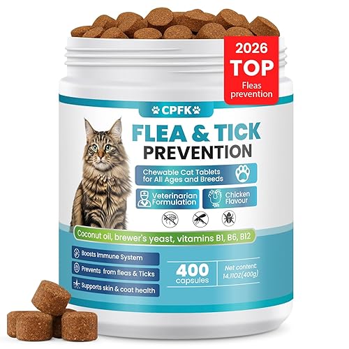 Chewable Flea Treatment for Cats 400 Chewable Tablets