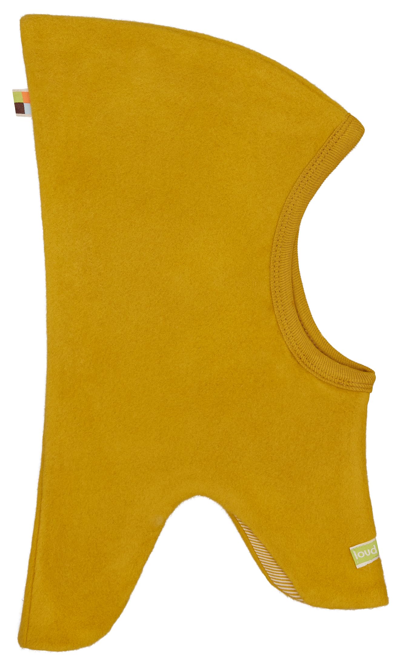 loud + proud Wende-Schlupf Aus Baumwoll-Fleece, Gots Zertifiziert Passe-Montagne Mixte Enfant