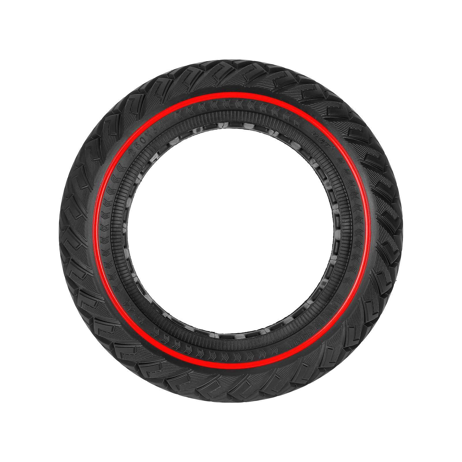 Neumáticos de goma maciza Okandomo para Xiaomi 4: neumáticos de recambio ultrarresistentes de 10 pulgadas, 250 x 64, para todo terreno, resistentes al desgaste. Accesorios para patinete eléctrico