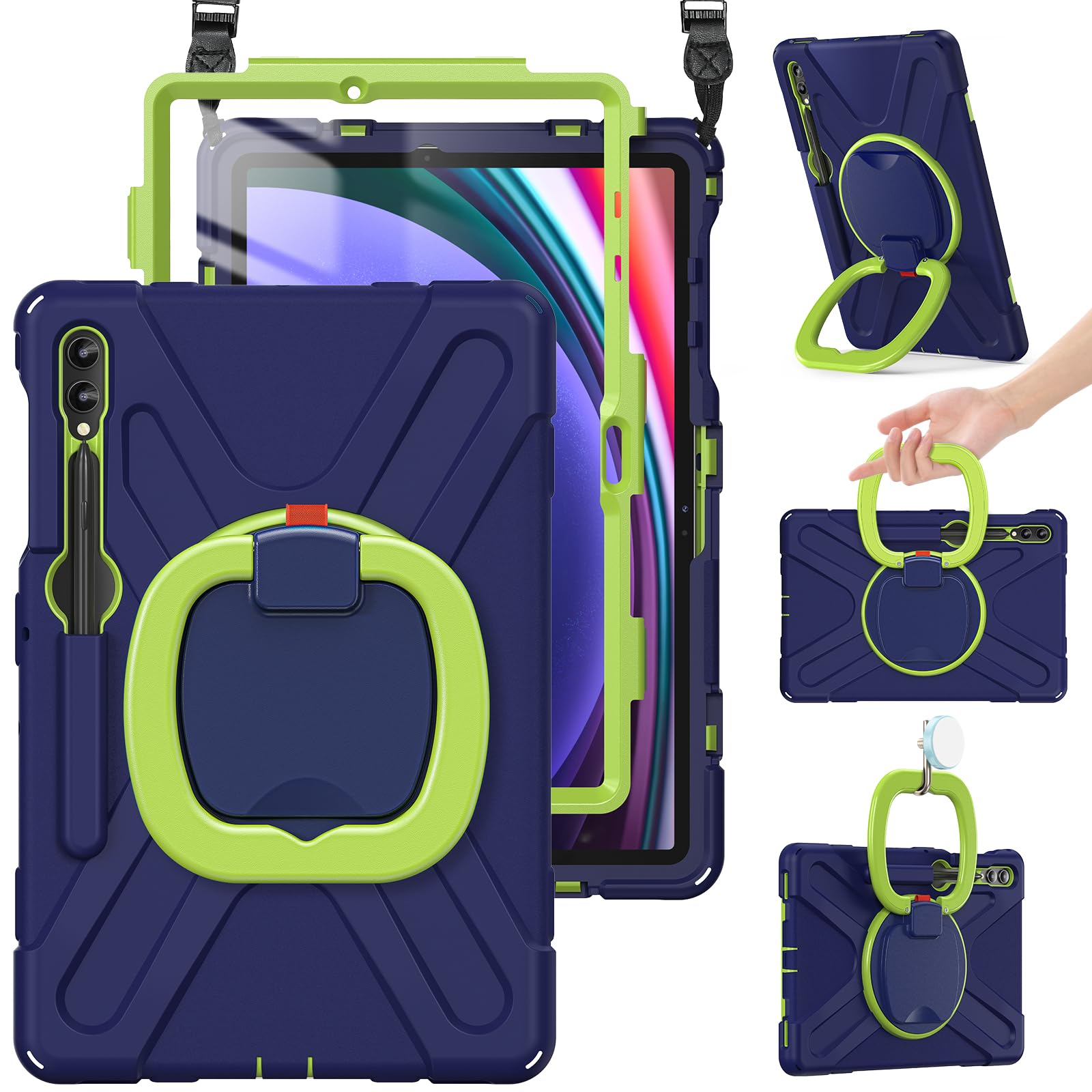 BRAECN Case for Samsung Galaxy Tab S10+ Plus S9 FE+ S9+ S8+ S7 FE S7+