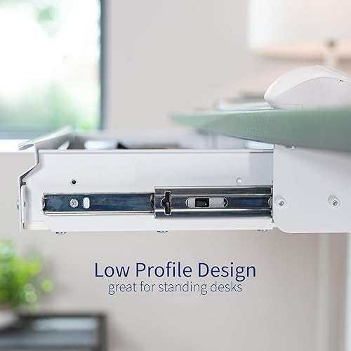 Miniatura 6 de VIVO DESK-DR33-W - Organizador grande de cajones de almacenamiento para debajo del escritorio de 33 pulgadas, color blanco