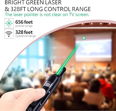 N21 Bluetooth Presentation Clicker with Telescopic Pointer for Powerpoint