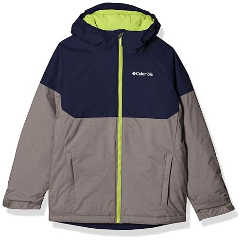 [コロンビア] KIDS アルパインアクション II ジャケット SB0105 ブルゾン キッズ XXS City Grey Heather, Collegiate Navy
