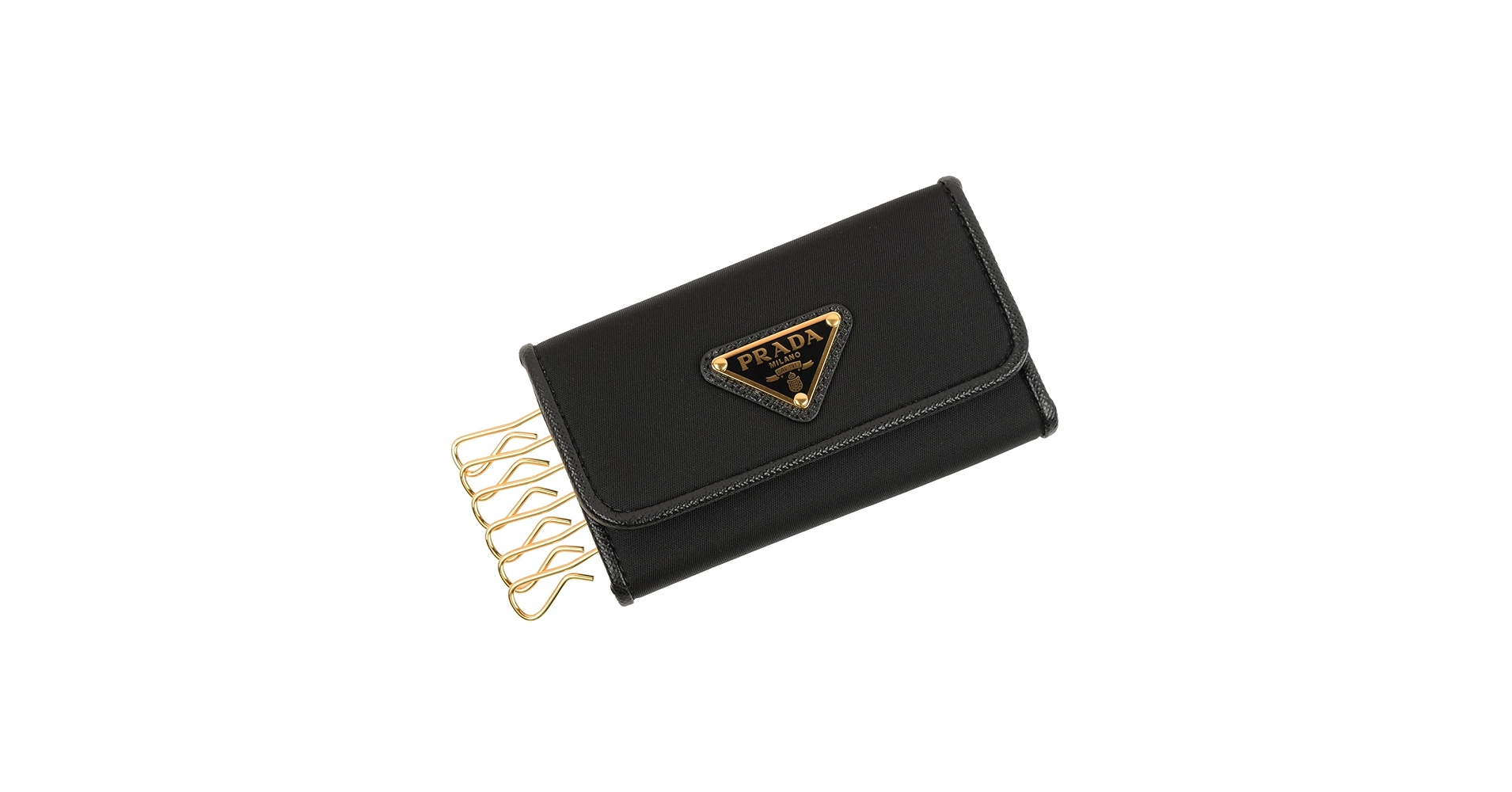 正規品［極美品］PRADA プラダ　キーケース 6連　ブラック ナイロン プラダ PRADA PRADA プラダ キーリング 6連 キーケース （NERO
