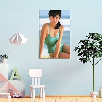 Amazon.co.jp: 斉藤由貴下着セクシー写真壁飾りポスター アート