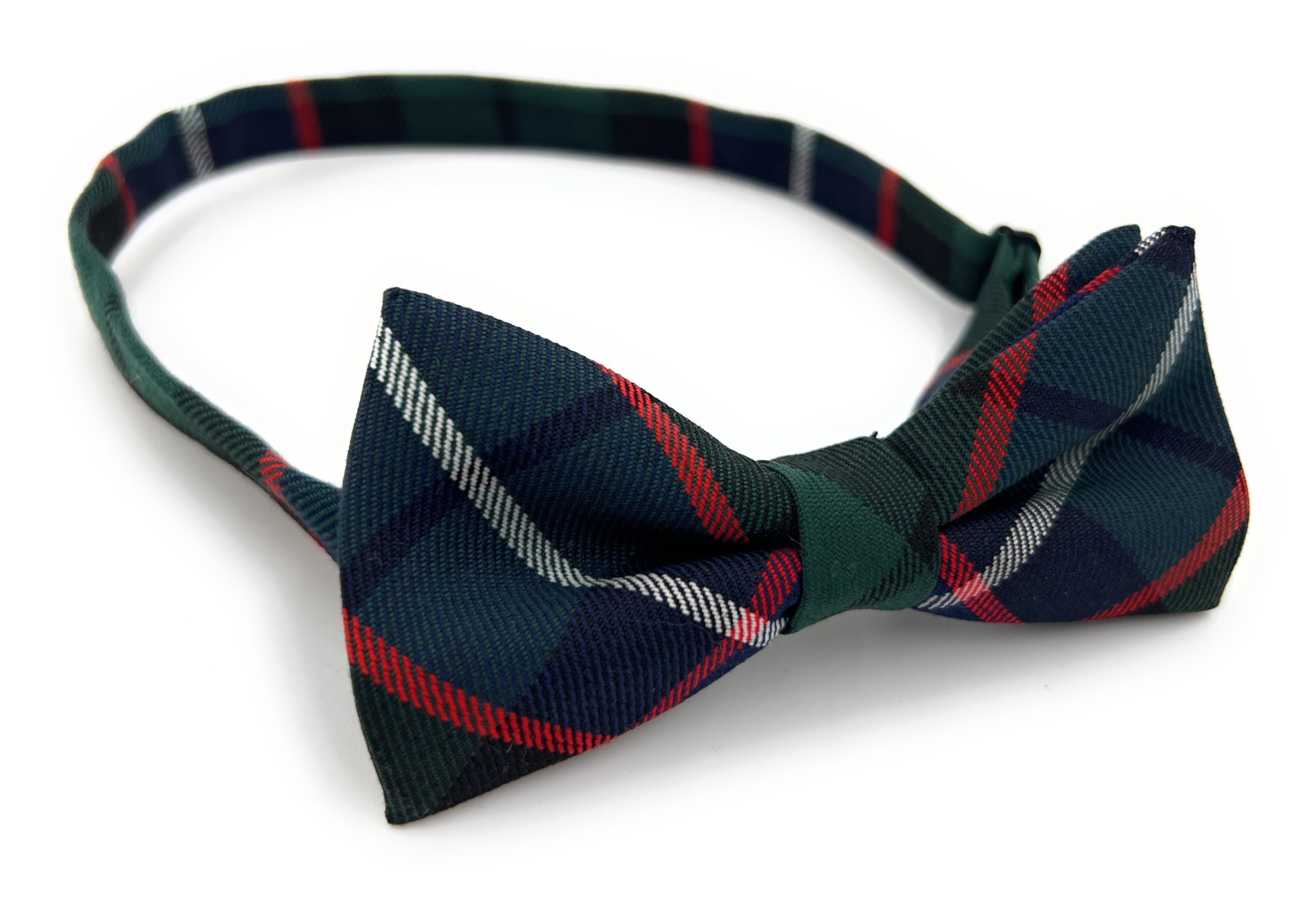 Tartan Tweeds Men's Hunter Pre-Tied Easy Wear Tartan Tux Bow Tie, Formal Neck Bowtie For Party, Wedding, Dinner (Hunter)