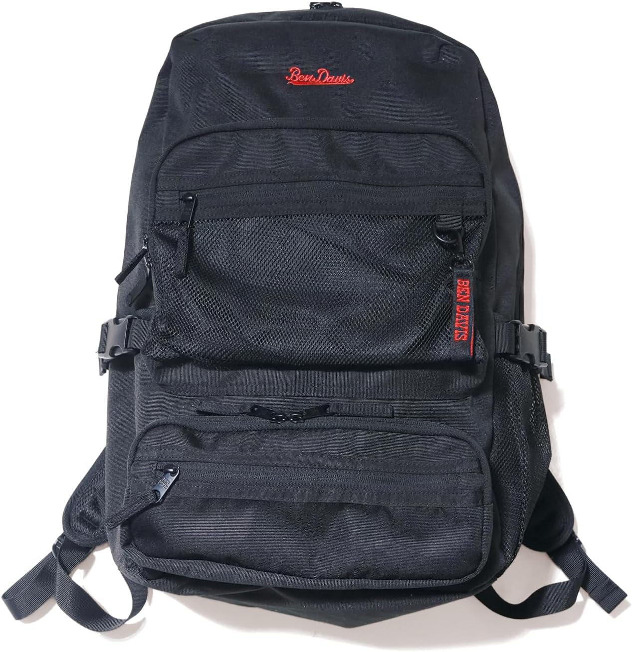 BEN DAVIS(ベンディビス) Casual Bag, BK/RD, X-Large