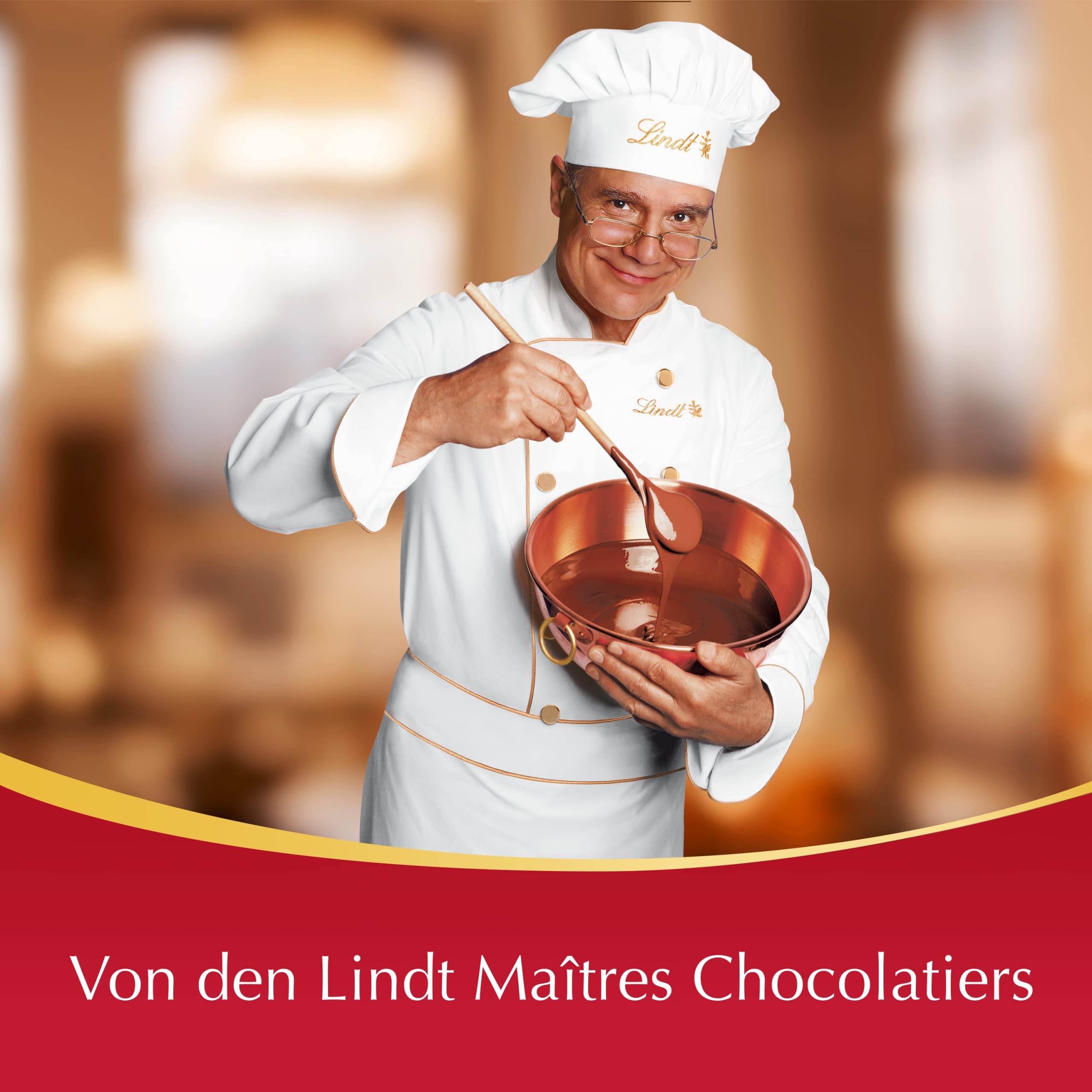Lindt Schokolade LINDOR Vollmilch Schokoladen-Sticks | 24 x 38 g Schokoladenriegel | Mit zartschmelzender Vollmilch-Schokoladenfüllung | Pralinen-Geschenk | Schokoladen-Geschenk | Großpackung