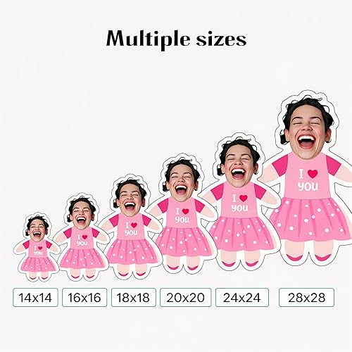 Miniatura 4 de Almohada facial personalizada con foto, almohada de foto 3D personalizada, divertido cojín de cara personalizado, regalo único para parejas, amigos,