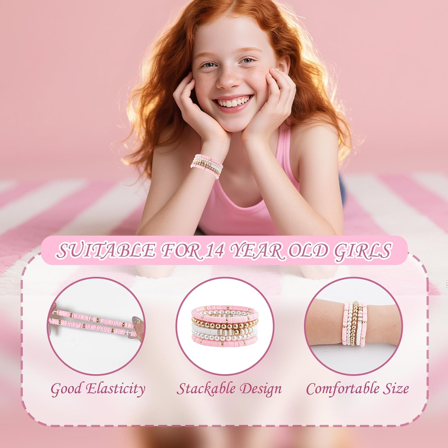 14 Year Old Girl Birthday Gifts Ideas, 14th Birthday Gifts for Teen Girls, Happy 14th Birthday Decorations for Girls, Sweet 14 Year Old Present Christmas Gift for Daughter Niece Granddaughter - Image 4