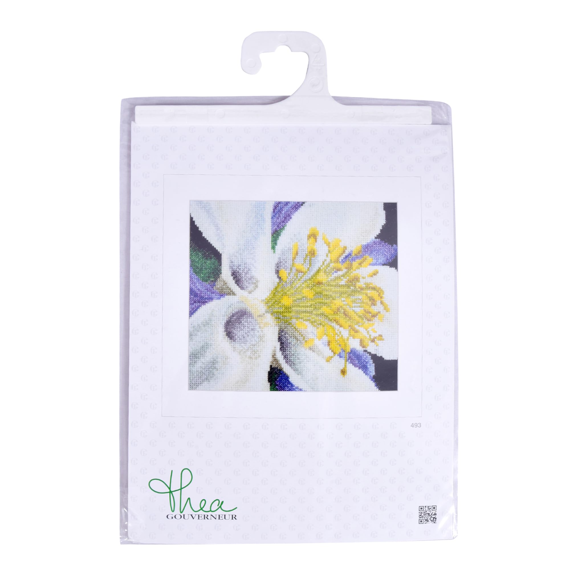 Kit Punto Croce Thea Gouverneur - Erbe Aromatiche Su Aida 18 Conteggi, 35x46 Cm - Foto 5