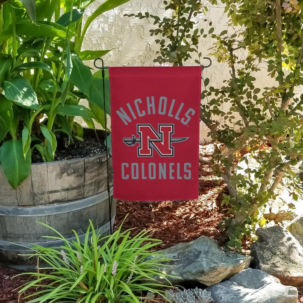Nicholls State University Colonels Logo Garden Yard Flag - Image 4