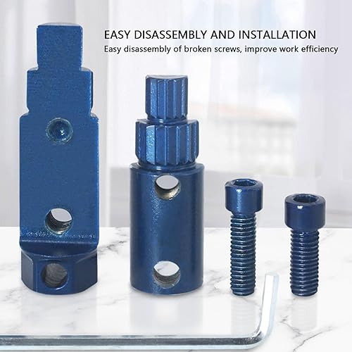 Miniatura 5 de WALFRONT Broken Pipe Thread Extractor Tool Broken Faucet Removal Tool Easy Out Bolt Extractor Kit with Reverse Slot Design