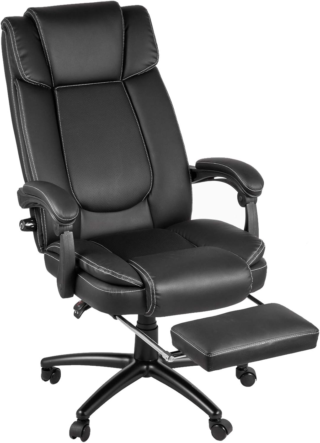 VEVOR Executive Chair Black High Back Office Chair Height Adjustable