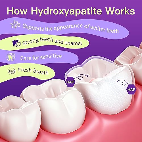 Miniatura 5 de Goma de mascar remineralizante de probióticos con xilitol - Goma de mascar de menta hidroxiapatita menta e incienso - Sin gluten, sin azúcar, sin
