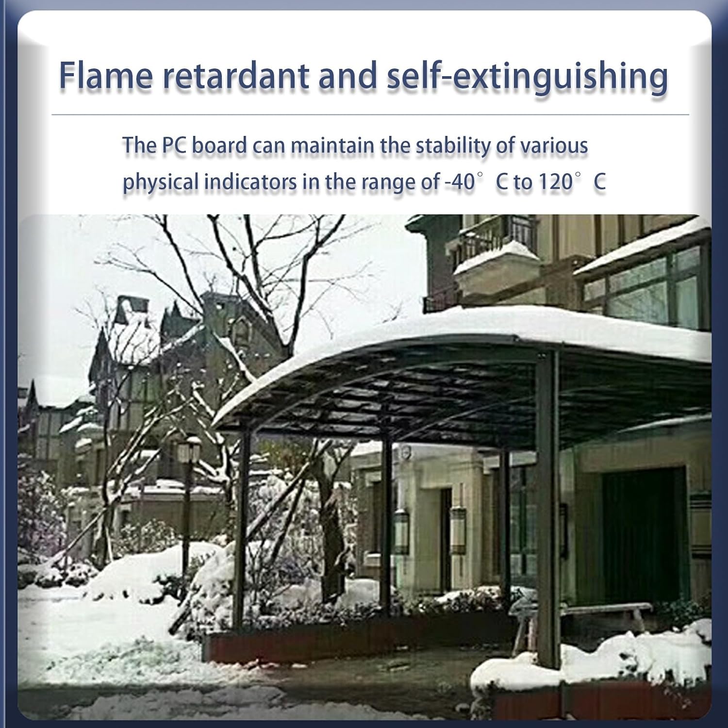 Polycarbonate Greenhouse Panels - High Transparency Panels for Roof, Parking Lots, and Home Gardens - Durable and Versatile Greenhouse Solutions