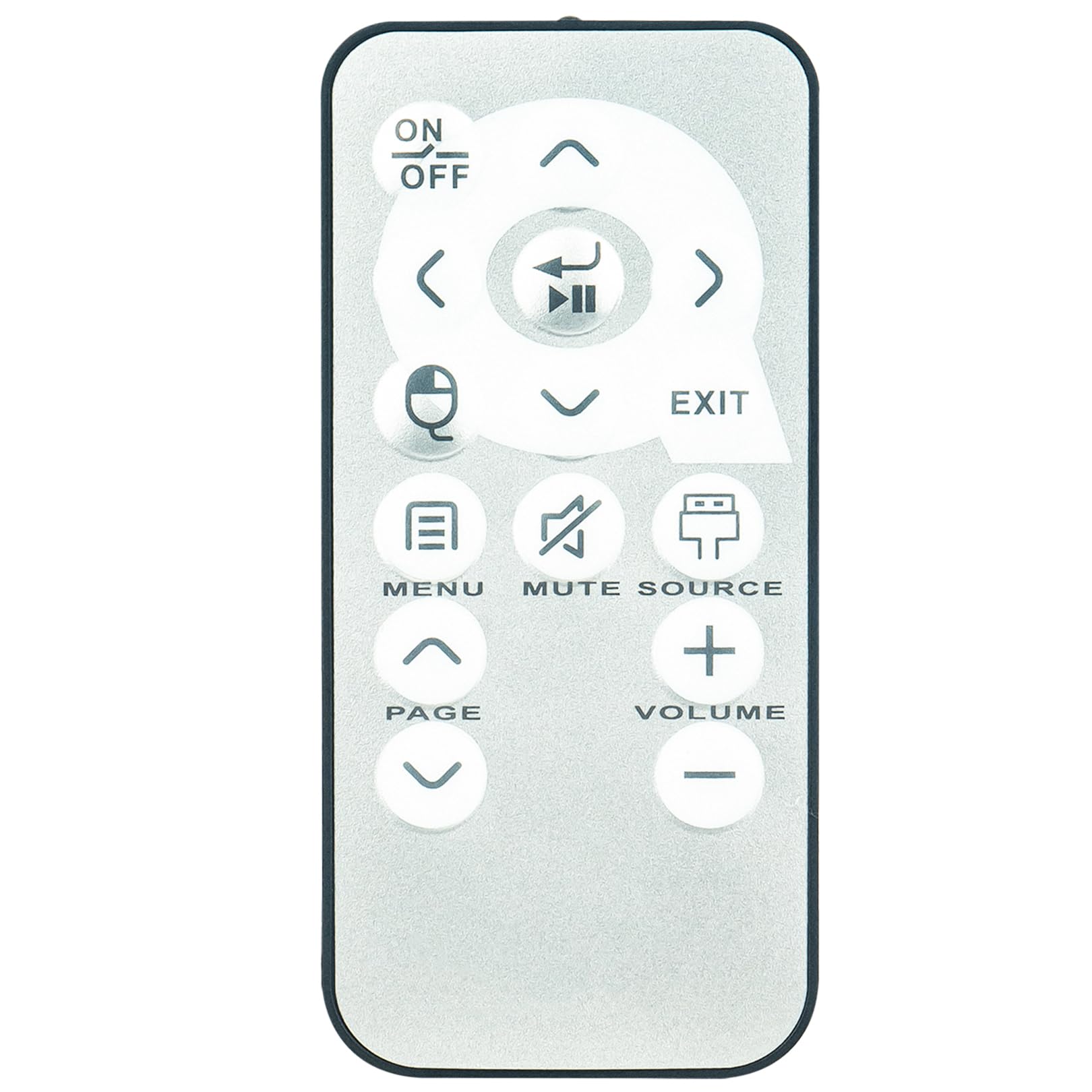 Replace Remote Control Compatible with Vivitek Projector Qumi Q2/Qumi Q4/Qumi Q5/Qumi Q6/Qumi Q7