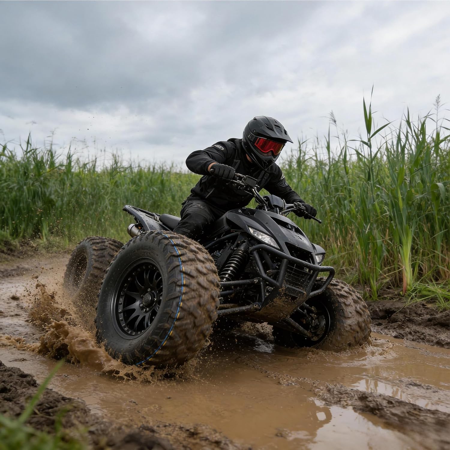 ATV Tires, 2 Pack 25x8-12 25x8X12 ATV UTV All Terrain Tires for Trail, Desert, Mud, Dirt, Street, Sand, 6PR Tubeless