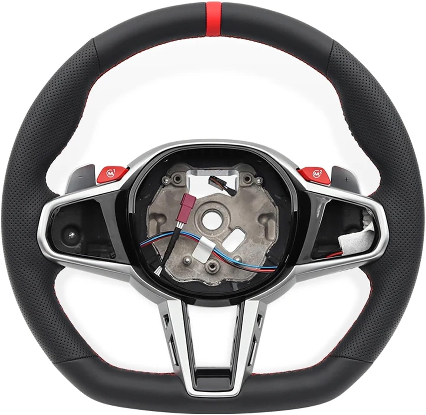 Leather M-sport Steering Wheel Fit For BMW G01 G05 G20 G21 G80 G81 G22 G23 G26 G30 G32 G87 3 4 5 Series Car Accessories(C)