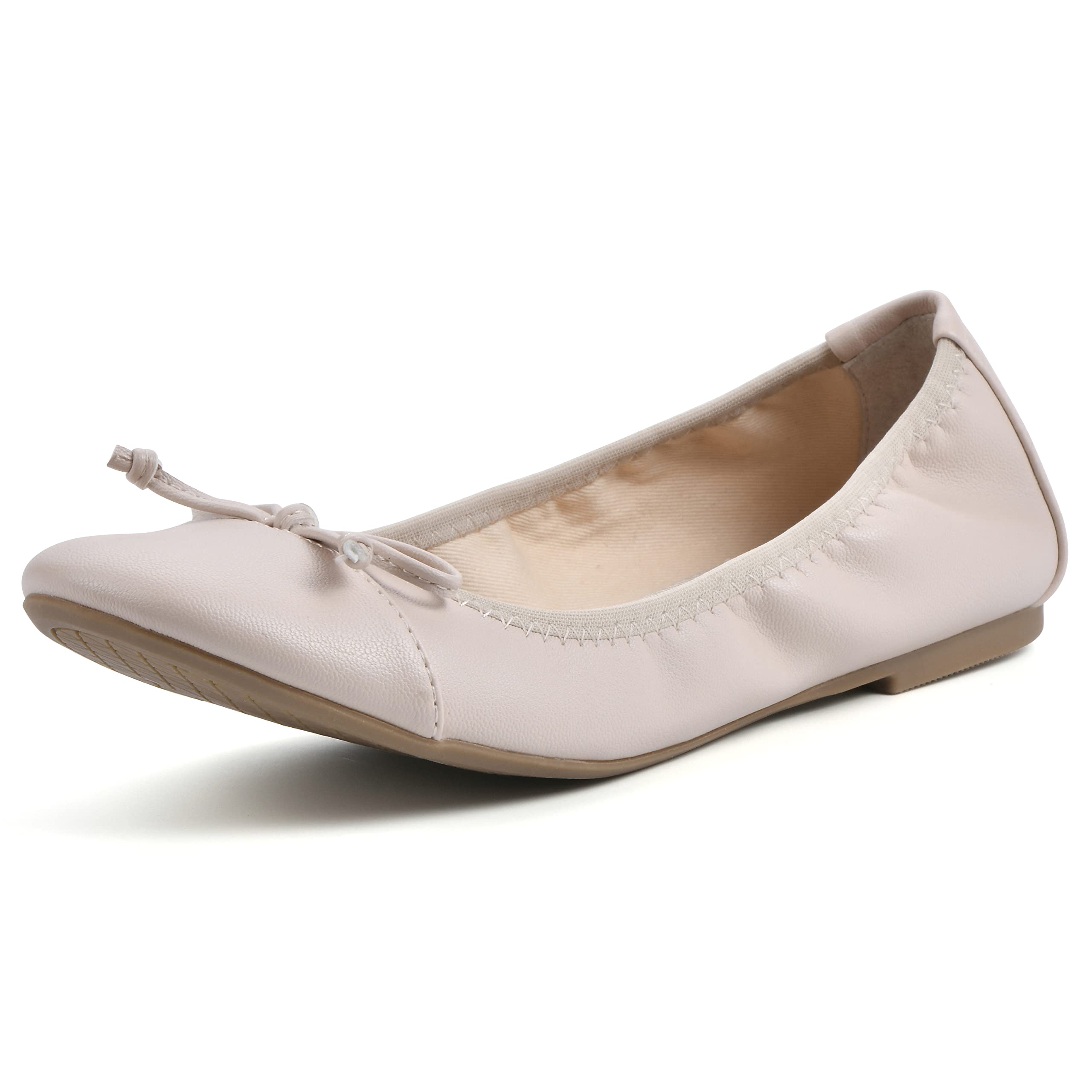 WHITE MOUNTAIN Damen Sunnyside II Ballerinas, Knochen/Glatt, 41 EU Weit