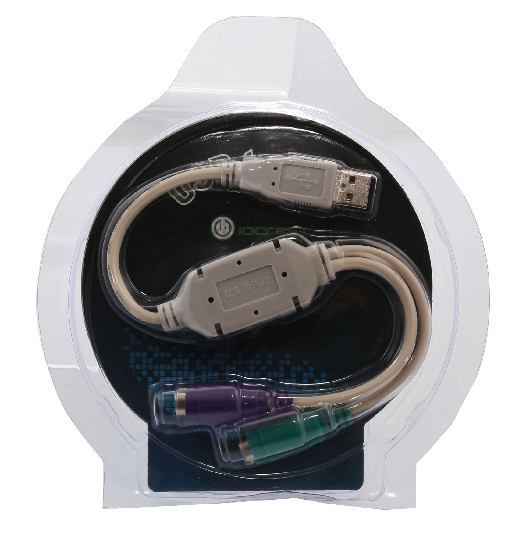 Syba Ports Clavier et Souris PS/2 vers câble Adaptateur USB 2.0
