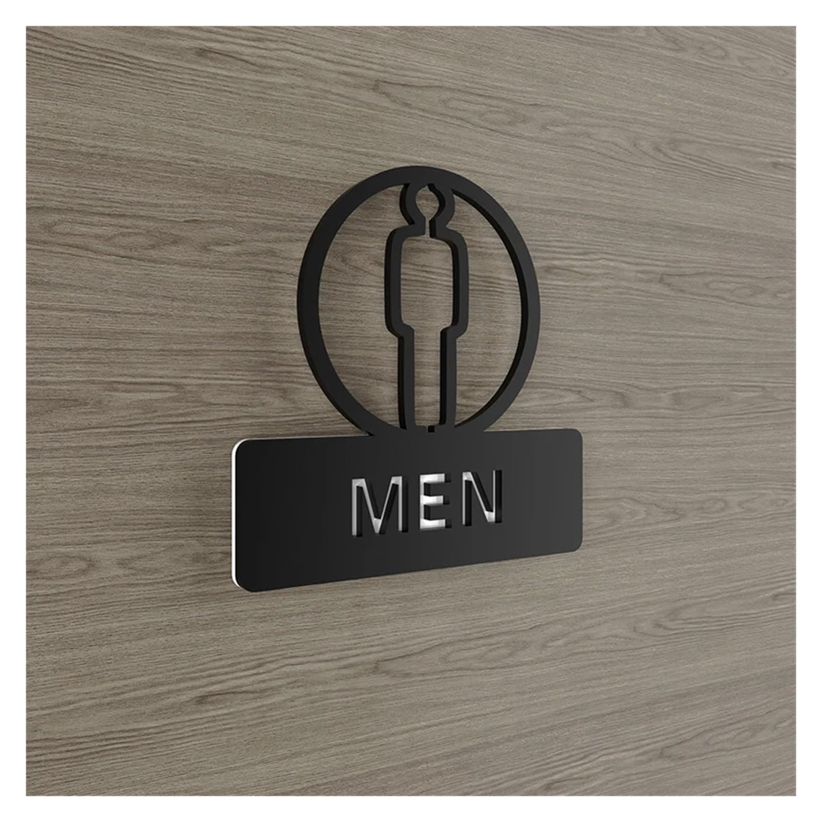 Toilette signalisation WC autocollant pour porte de bureau et espace public