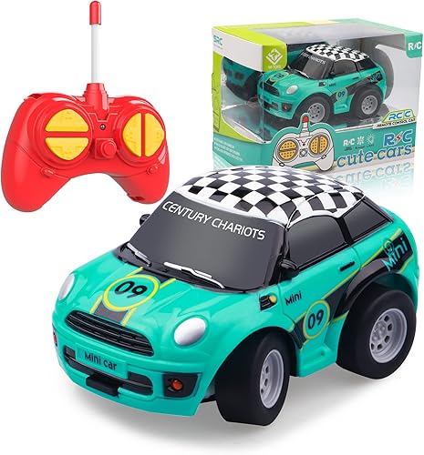 EHO Regalos para niños de 2, 3, 4, 5 años, auto a control remoto para niños de 2 a 5 años, juguetes de automóvil para niños de 2 a 5 años, mini auto