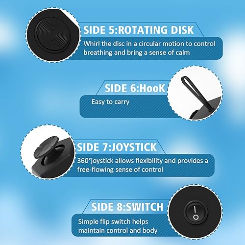 Miniatura 5 de Fidget Dodecagon – 12 Fidget lateral Toy Cube – Alivia El Estrés Y La Ansiedad anti la depresión cubeta para niños y adultos con hiperactividades A1