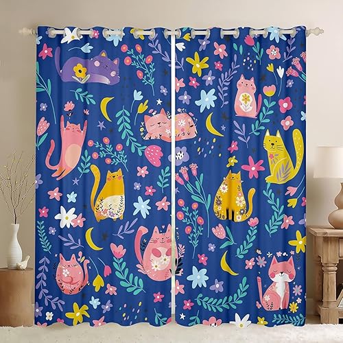 Miniatura 17 de Feelyou Cortinas educativas para niños, para dormitorio, colección ABC, números y formas, aprendizaje con aislamiento térmico, cortinas de ventana