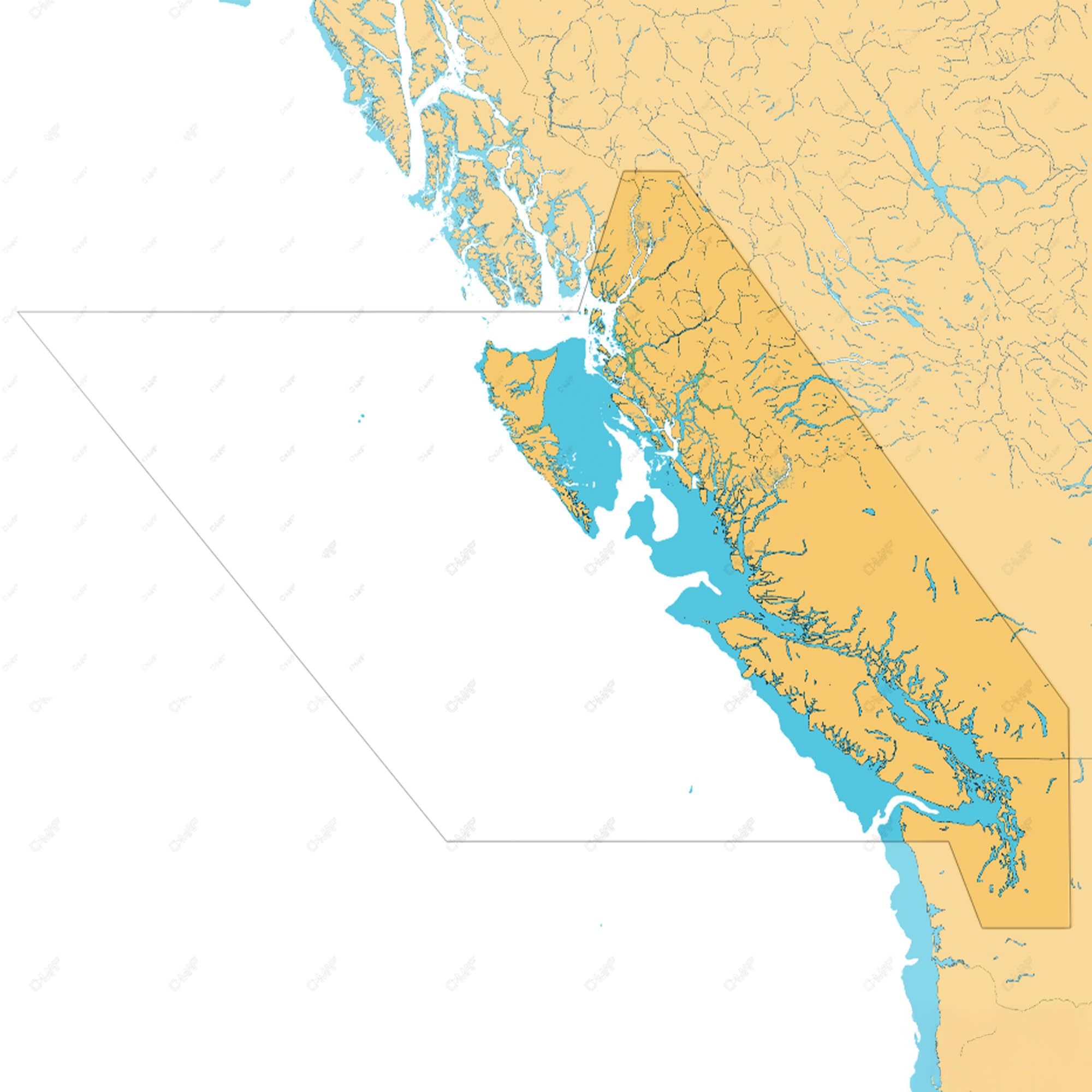 C-MAP Reveal Coastal - British Columbia and Puget Sound, Map Card for Marine GPS Navigation