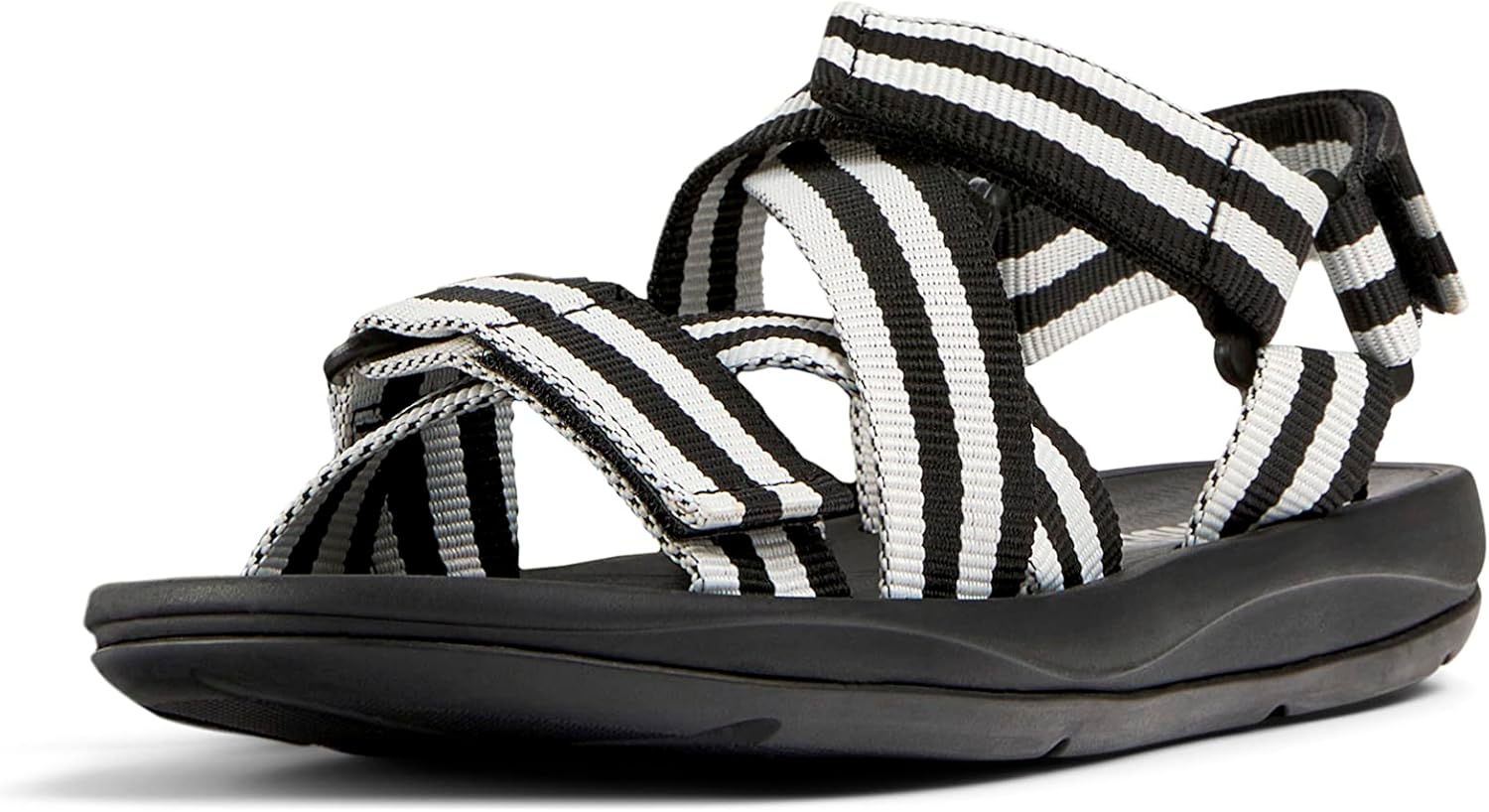 Camper Women's Ankle-Strap Flat Sandal, Multicolor, 7.5