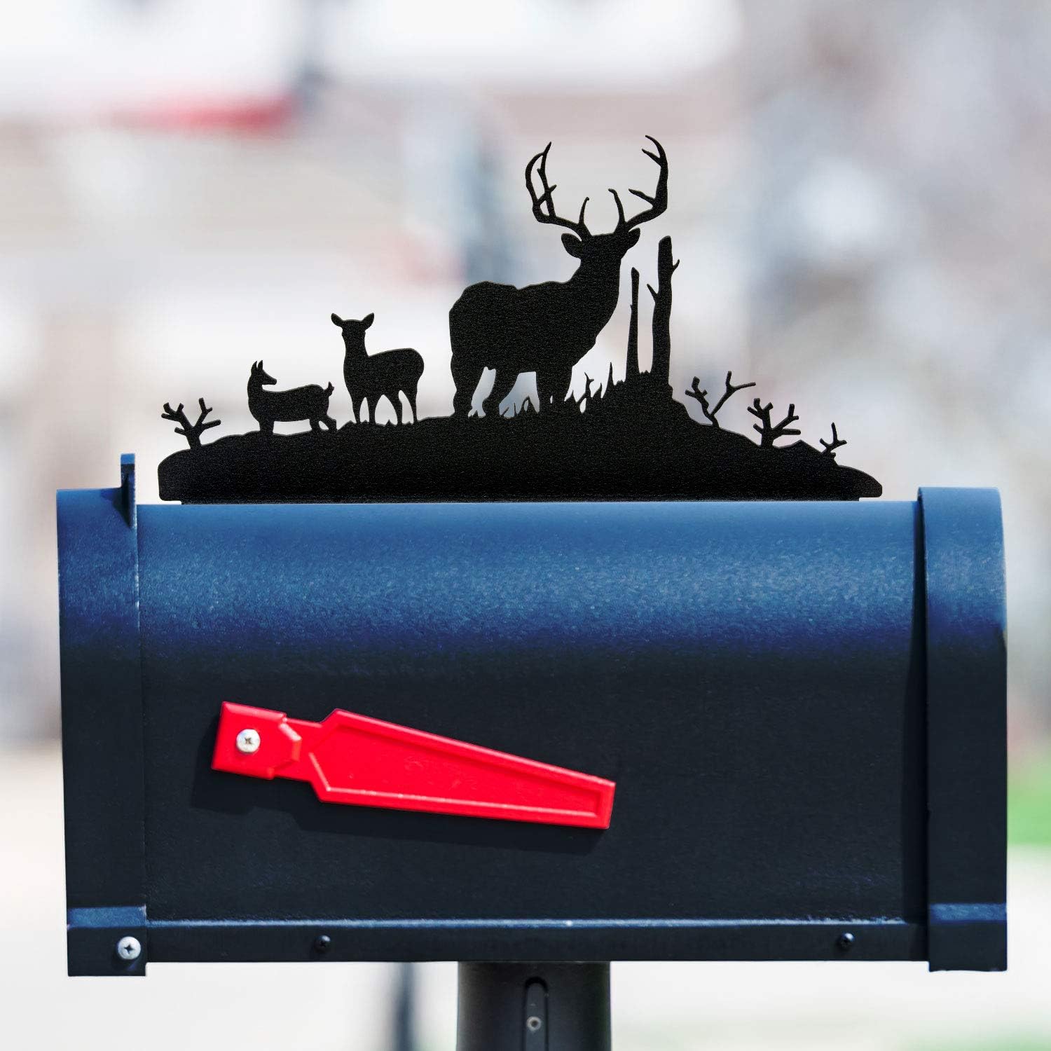 Innovative Fabricators, Inc. Buck, Doe & Deer Mailbox Topper