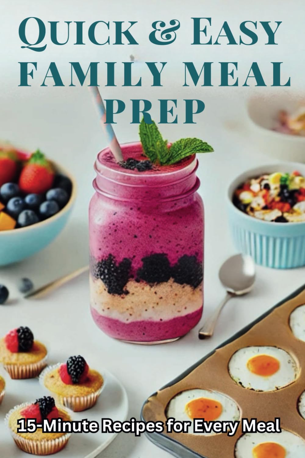 Quick and Easy Family Meal Prep: 15 Minute Recipes For Every Meal (Easy Bakes)