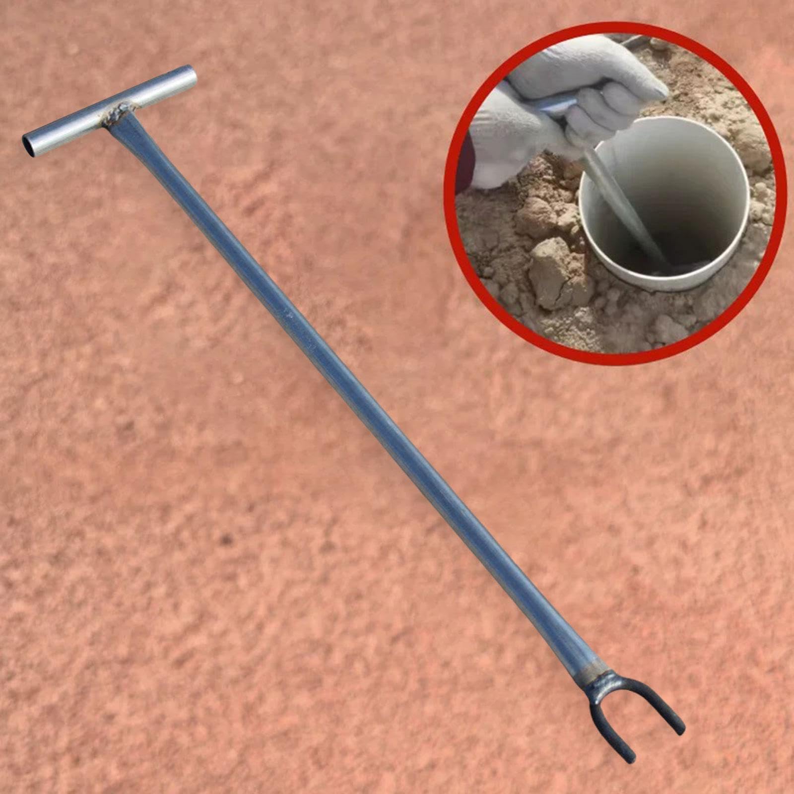 Llave para Válvula de Medidor de Agua con Mango en T, Llave Multiusos de Alta Resistencia, Ahorra Costos de Mano de Obra en Reparaciones de Plomería, Apertura 3cm