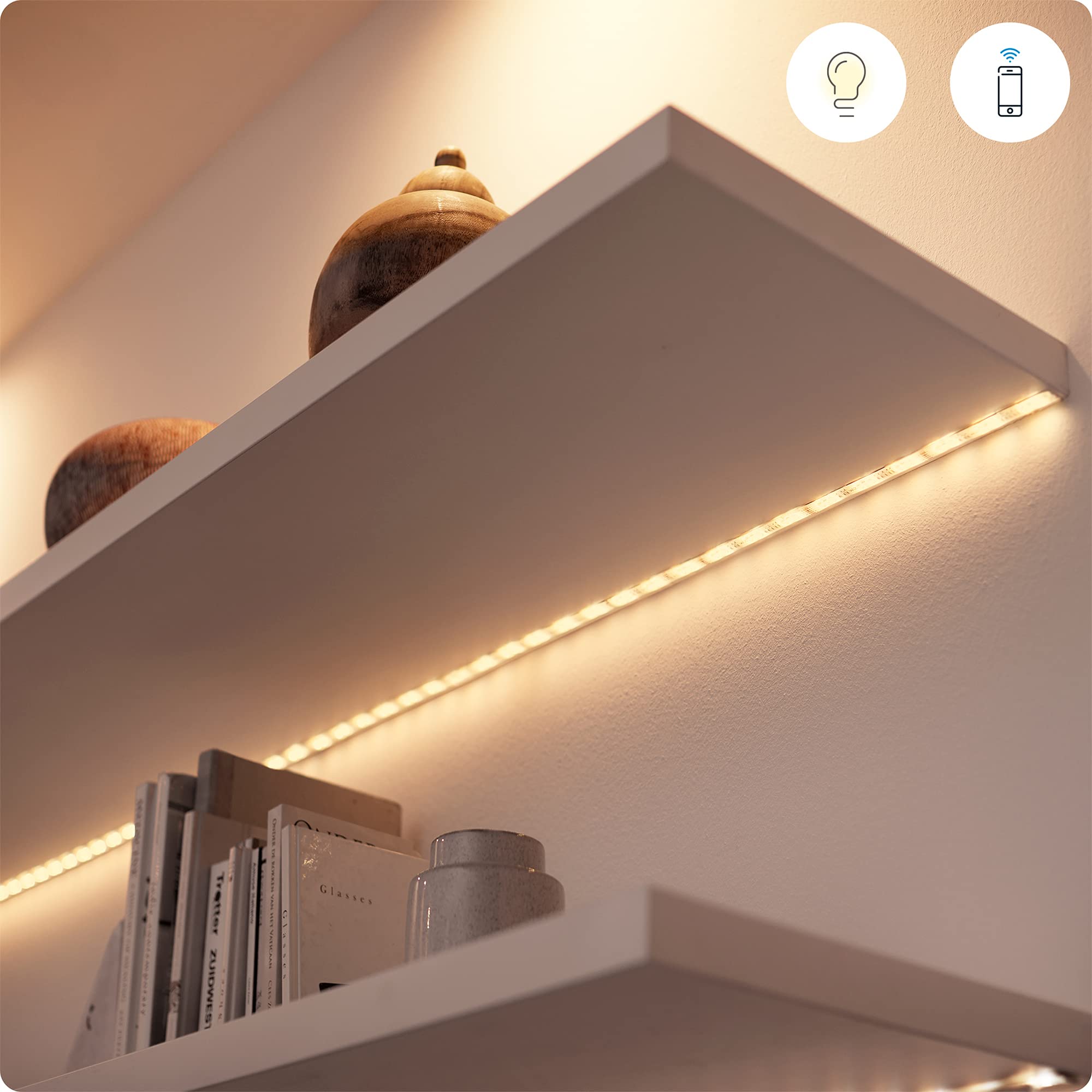 WiZ Inteligentna żarówka 60W A60 E27, 2 szt., Wi-Fi, Bluetooth, wiele odcieni bieli, szeroka paleta kolorów, sterowanie aplikacją