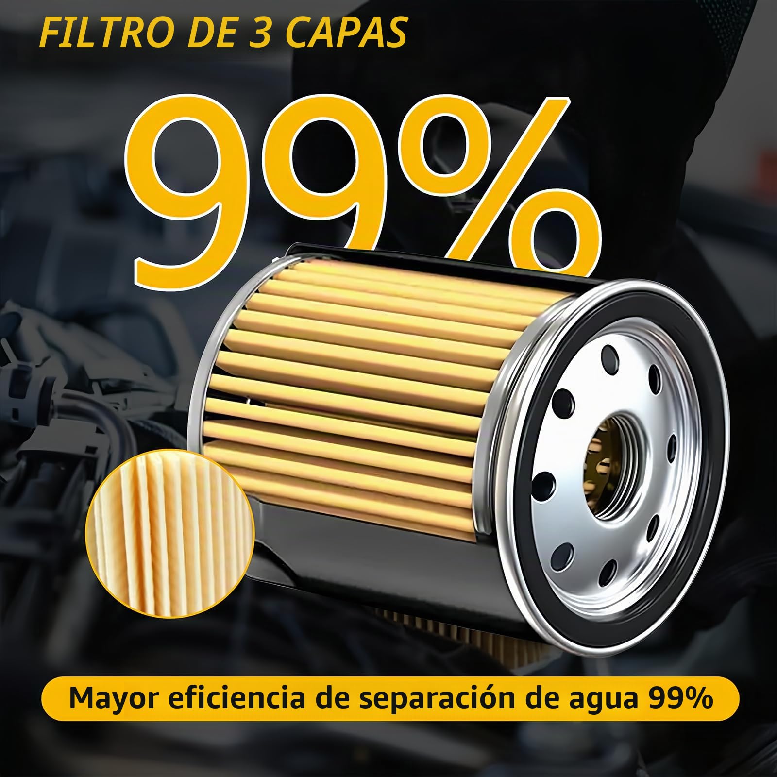 Amazon.com: 90915-YZZN1 Filtro de aceite para Toyota filtro de