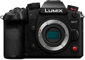 Panasonic Lumix DC-GH7E Micro Four Thirds Kamera, 25,2 MP, Open Gate, C4K/4K 4:2:2 60/50p Video, Phasen-Hybrid-AF, Active is, LUT, 32-Bit Float-Audio, OLED-Sucher, drehbarer Monitor, Schwarz