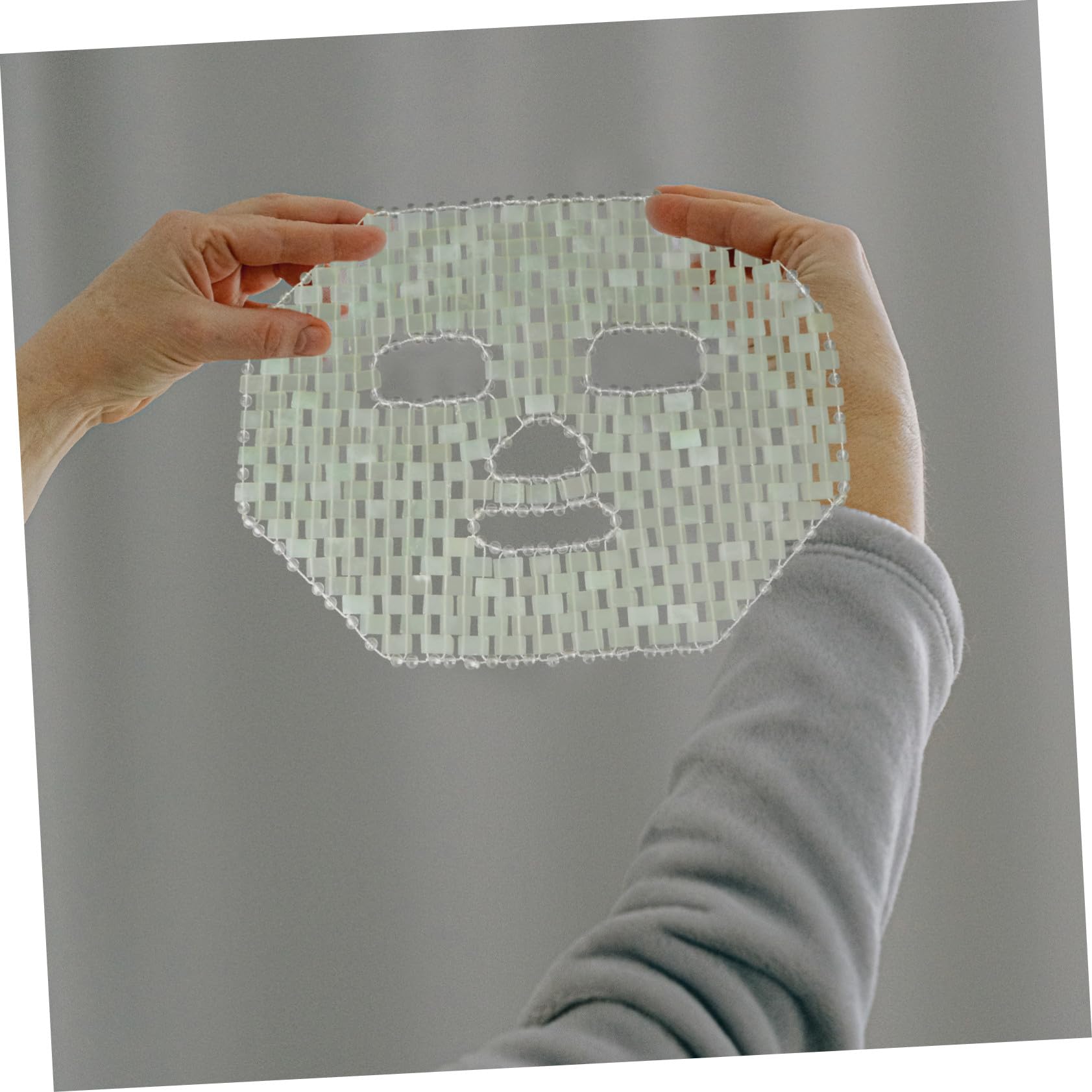 VICASKY Maschera Naturale Antietà per Massaggio e Relax Notturno Raffreddante e Lenitiva per Domestico Protettiva e Rinfrescante per