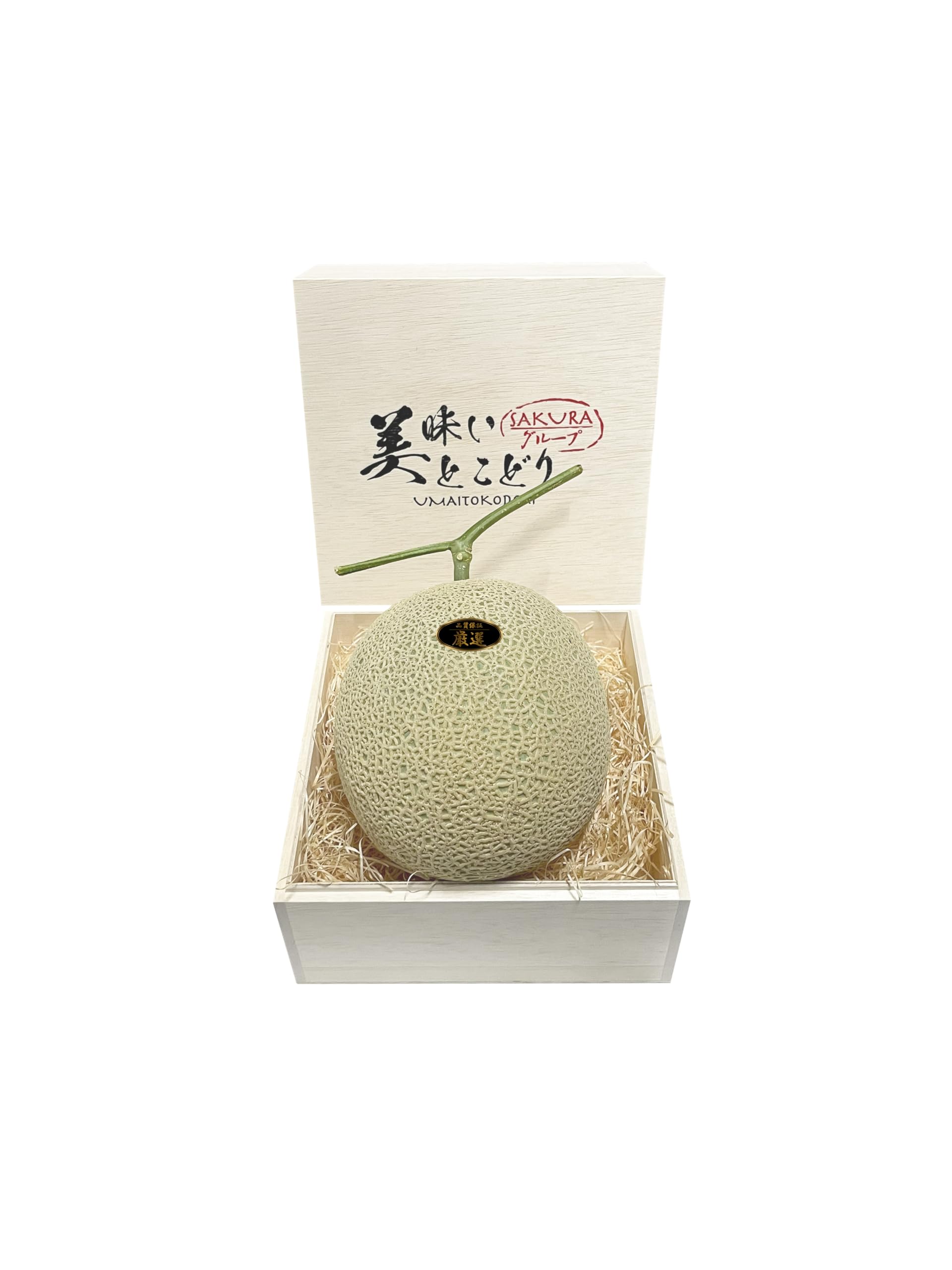 Amazon.co.jp: Meiui Tokotori Maskmelon Wooden Box Fully Ripe