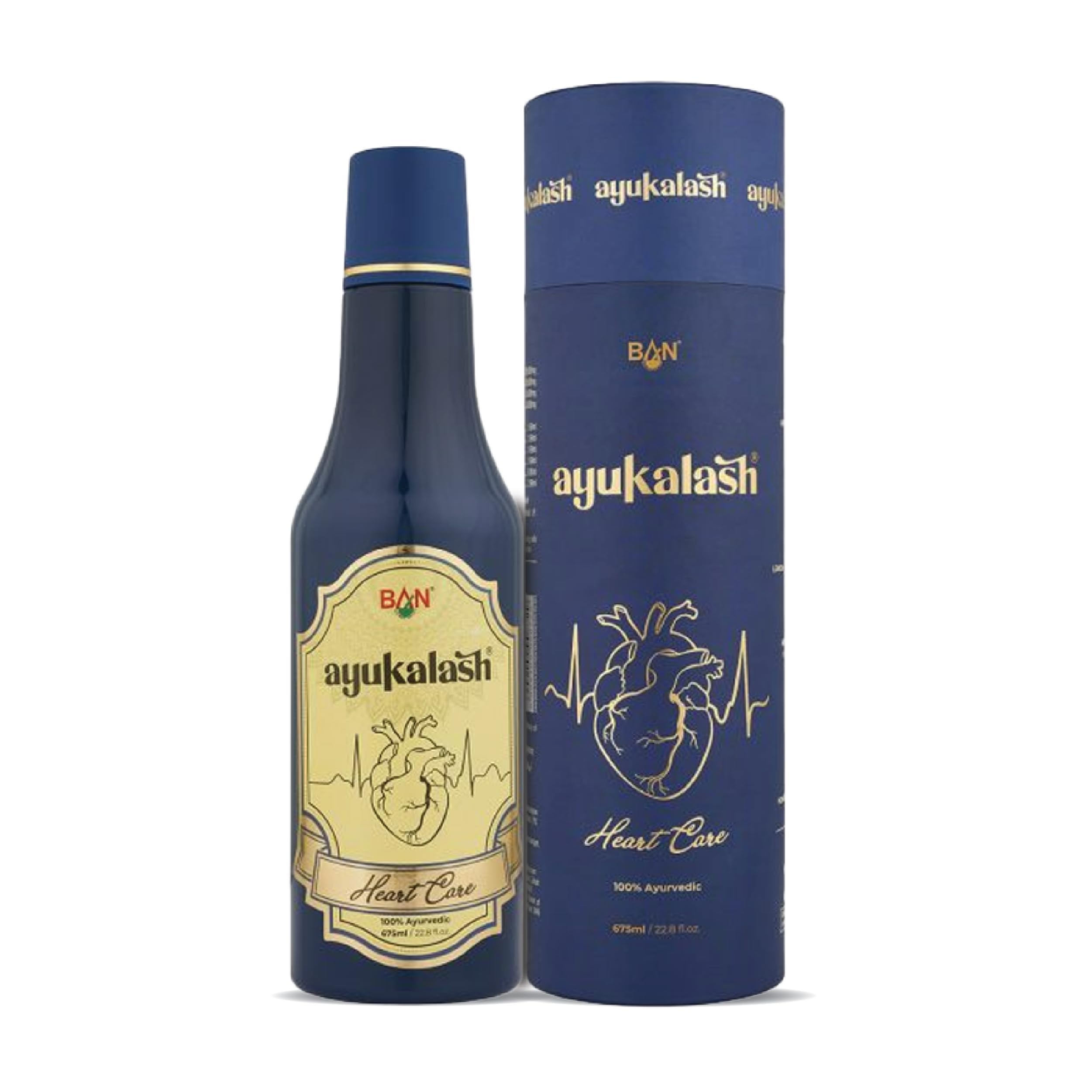 Sponsored Ad - Ayukalash Heart Care Syrup | 100% Ayurvedic Heart Care Juice for Daily Wellness | Zero Sugar Herbal Formula with Arjuna Chaal, Dashmool, Lahsun & Apple Helps Reduce Cholesterol and Blood Pressure - 675 ml