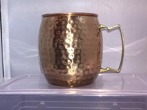 Miniatura 2 de EastWest Taza de mula martillada de cobre puro estilo ruso (1)