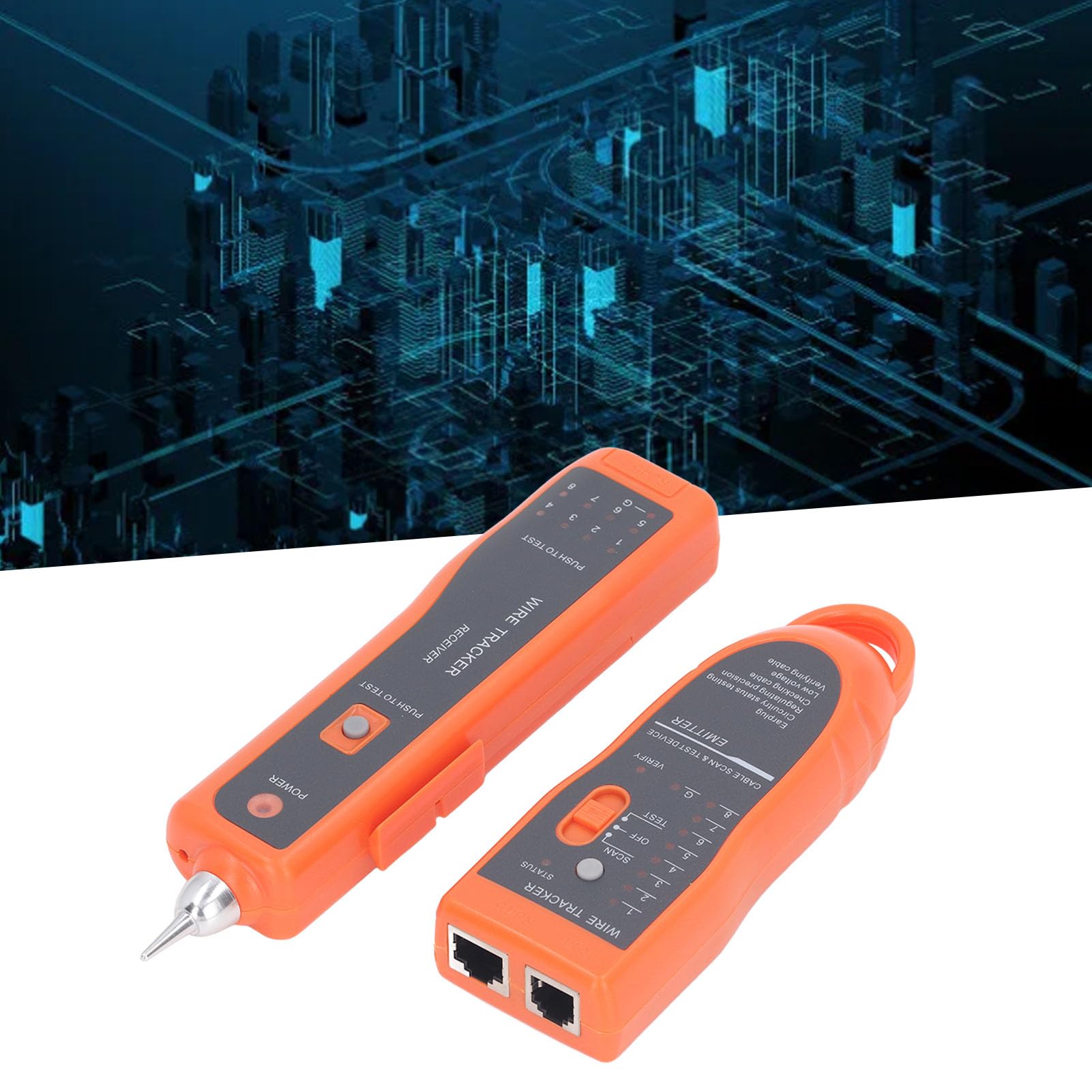 Lokalizator kablowy Detektor sieciowy Tester kabla Tester Multi -Communication do śledzenia linii telefonicznych Kable LAN Systemy elektryczne