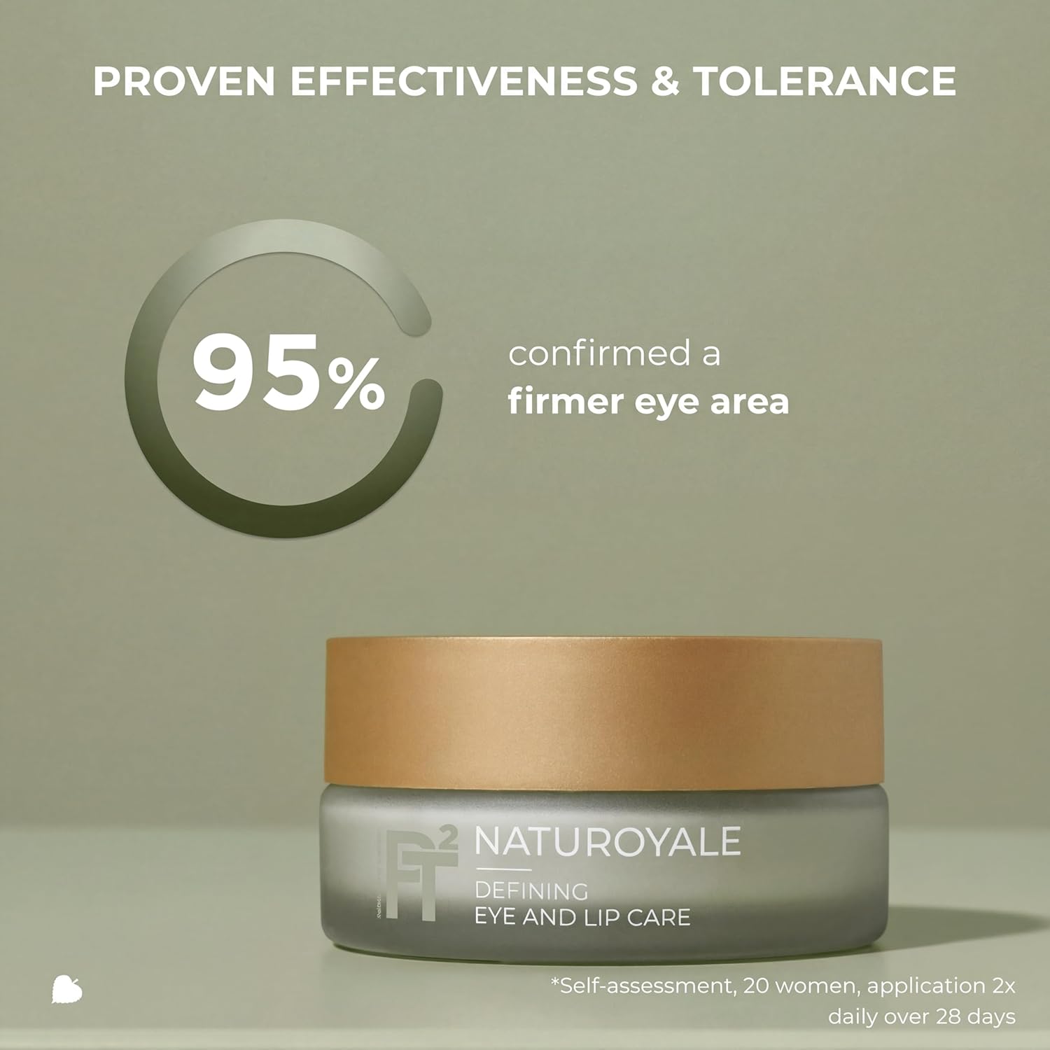 ANNEMARIE BÖRLIND – NATUROYALE Eye & Lip Cream – Natural Antioxidants, Vitamin C + E and Jojoba Oil for a Fresher, Smoother, and Tighter Skin – Step 5 of 5 – 0.5 oz.