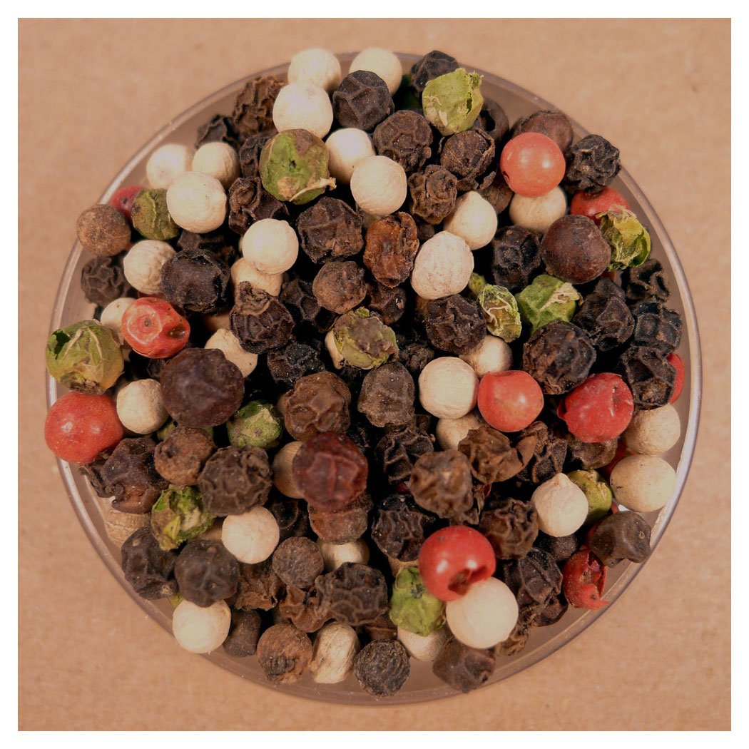 Peppercorns, Four Blend Whole (50LB)