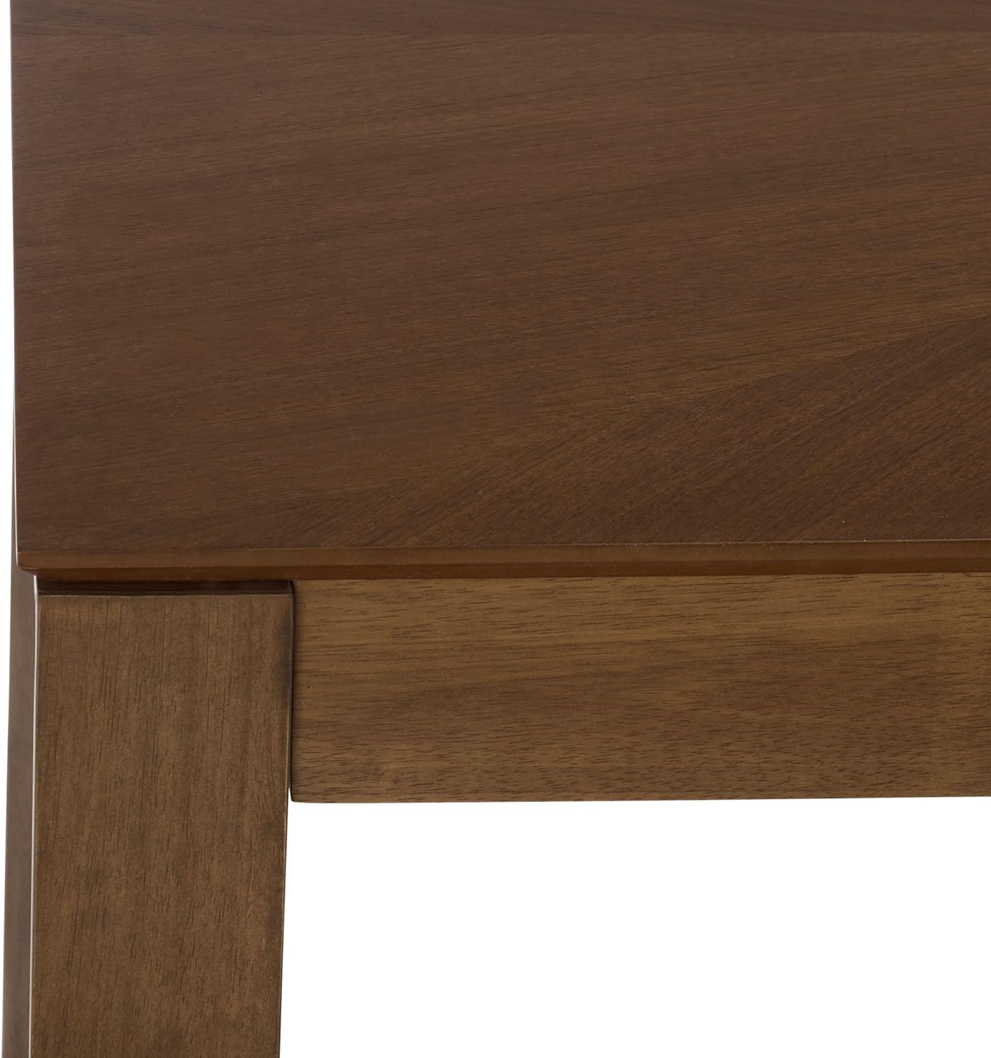 SAFAVIEH Furniture - Melo Dining Table - Walnut Wood Dining Table - Rectangular Kitchen & Dining Room Table, Fully Assembled, 65" W x 35.4" D x 30" H (DTB4305A)