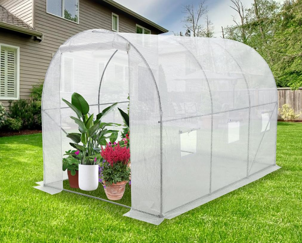 Amazon.co.jp: 家庭菜園 ビニールハウス 家庭用 温室 保温 花 野菜