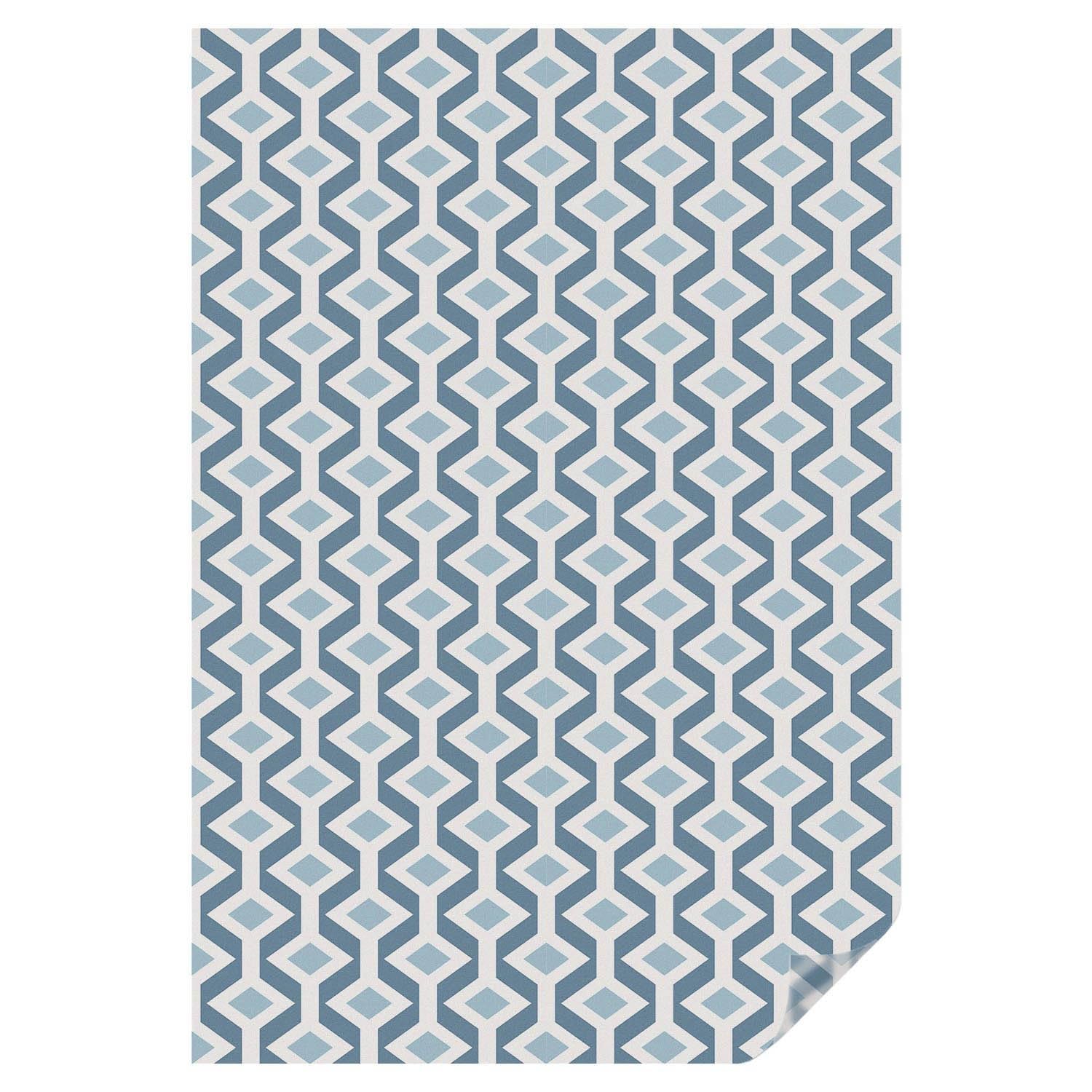 Film fenêtre décoratif géométrique vitrail 100x146 cm pour vitrage résidentiel