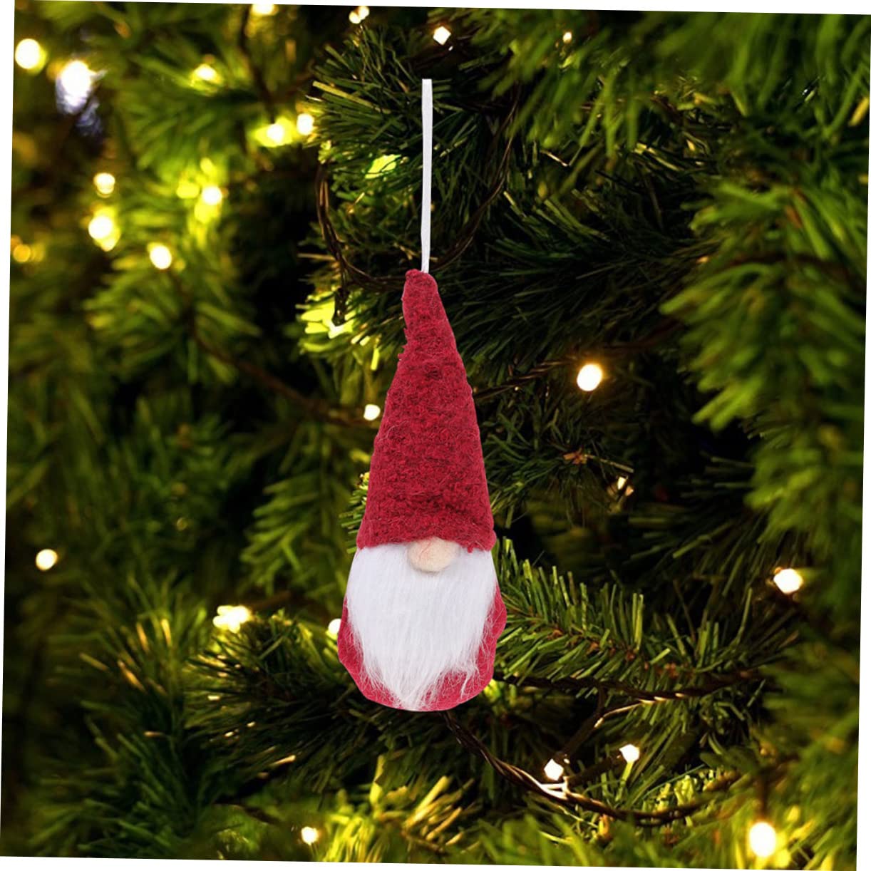 Alipis 24stücke Hängende Rudolph Niedliche -GNOME Weihnachtsdekoration Für Weihnachtsbaum Kreative Geschenkanhänger in Rot Für Festliche Anlässe