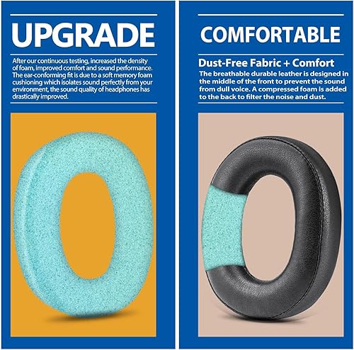 Miniatura 3 de Almohadillas PX7 - TRANSTEK de repuesto de espuma para los oídos compatible con auriculares Bowers  Wilkins Px7 no compatible con PX7 S2 y PX8 cuero