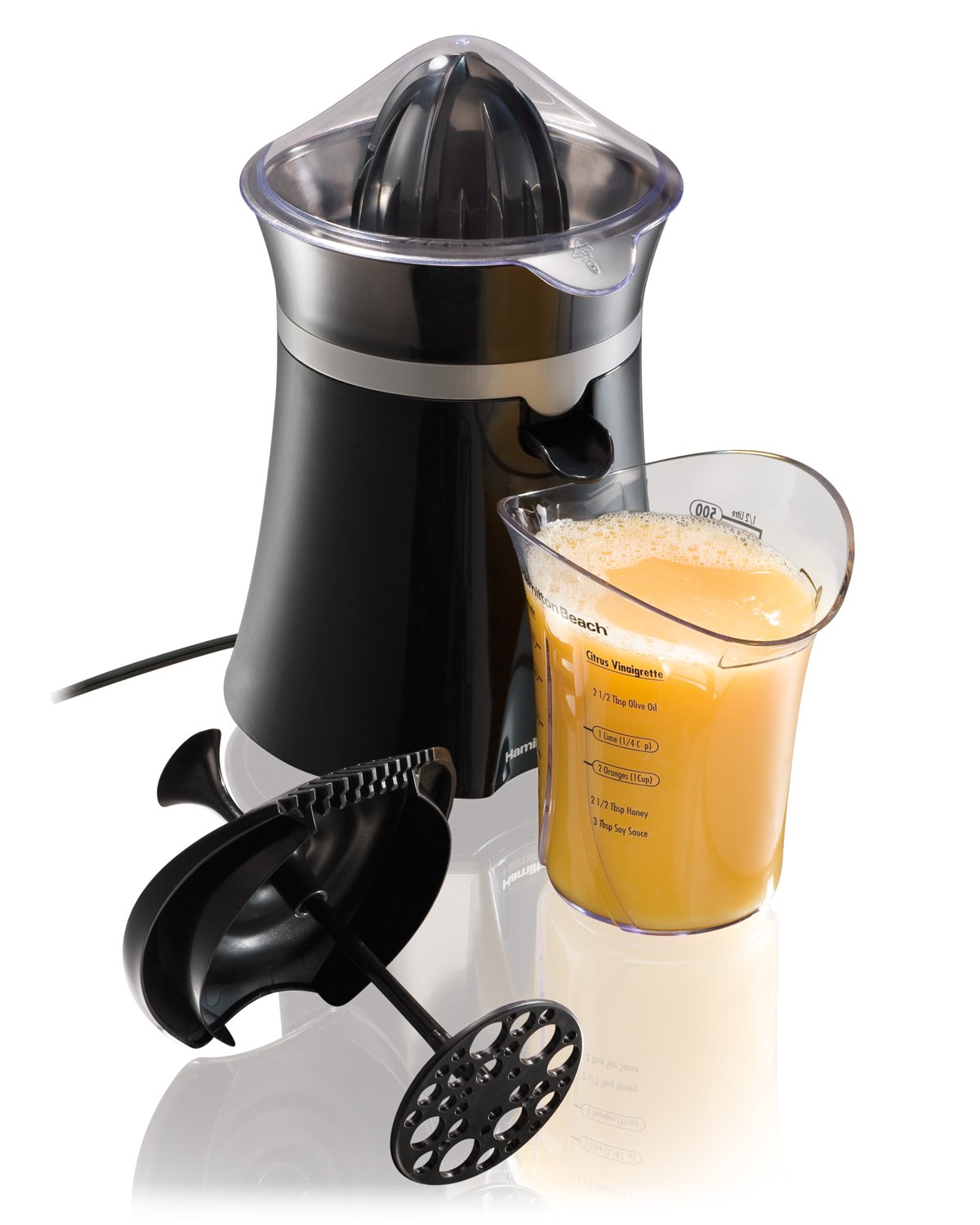 Photo 1 of Hamilton Beach 66333 Fresh Mix 2-Cup Citrus Juicer ,Black